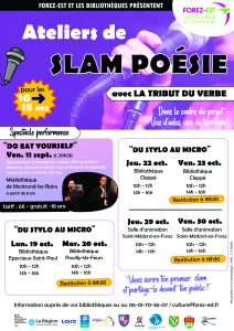 Atelier slam en Forez est
